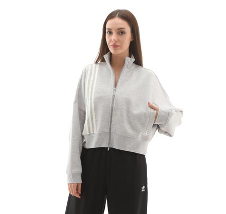 adidas 3 Strıpes Zıpup Kadın Ceket Gri adidas 3 Strıpes Zıpup Kadın Ceket Gri