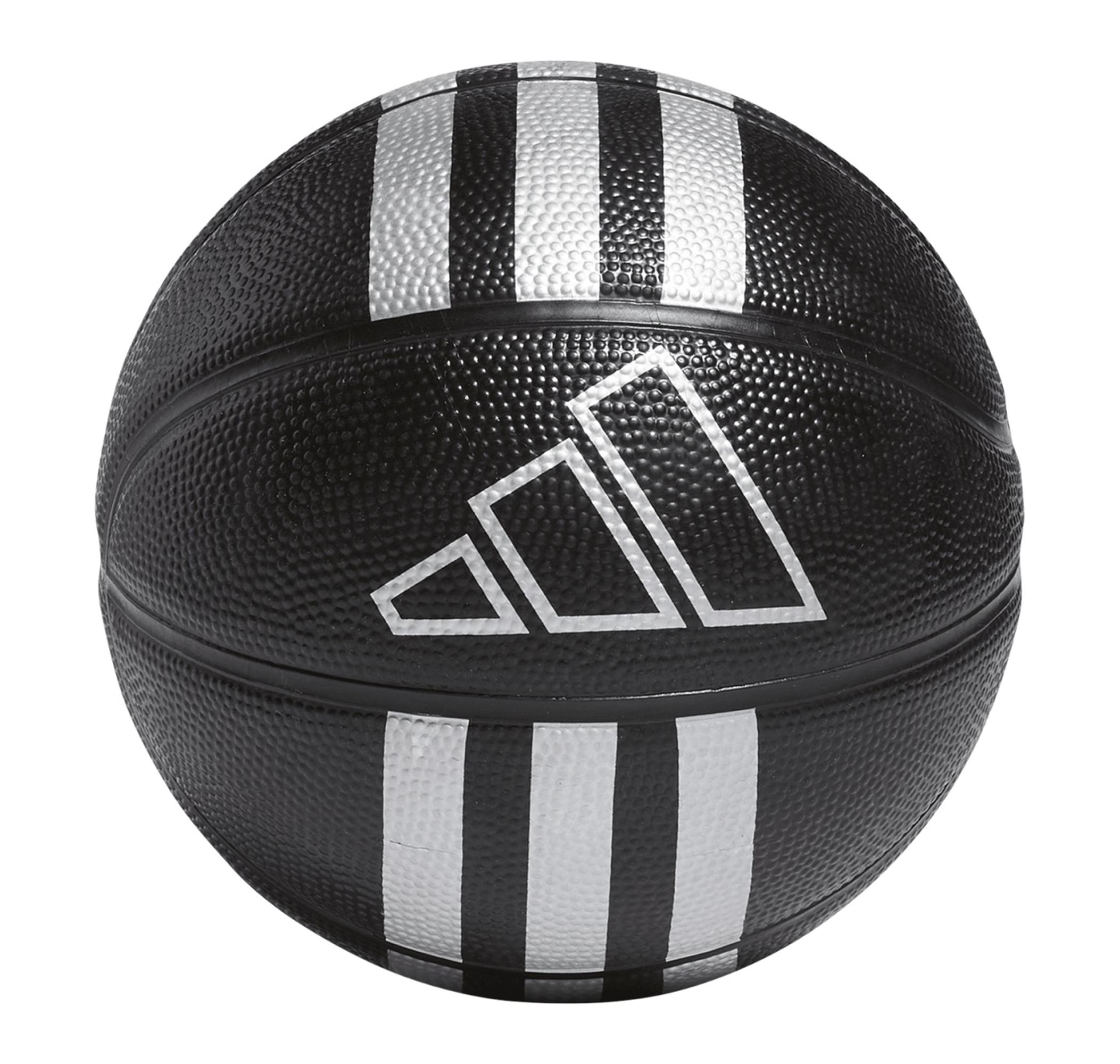 adidas 3S Rubber Mini Basketbol Topu Siyah -1