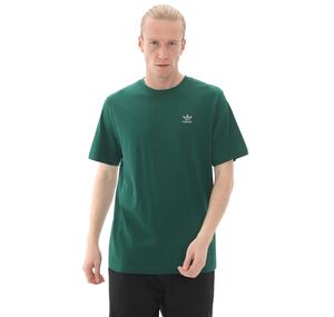adidas Adicolor Classics Back+Front Tee Erkek T-Shirt Yeşil