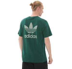 adidas Adicolor Classics Back+Front Tee Erkek T-Shirt Yeşil