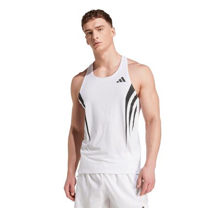 adidas Adızero A Sgl M Erkek T-Shirt Beyaz