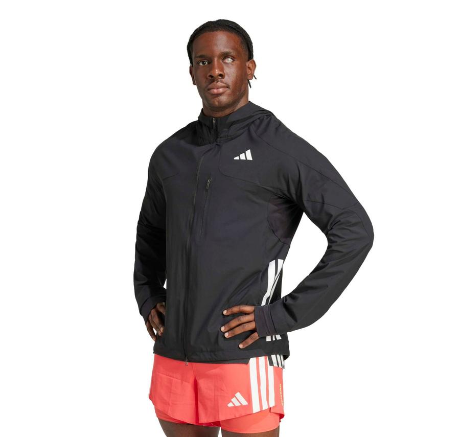 adidas Adızero Jkt M Erkek Yağmurluk-Rüzgarlık Siyah adidas Adızero Jkt M Erkek Yağmurluk-Rüzgarlık Siyah