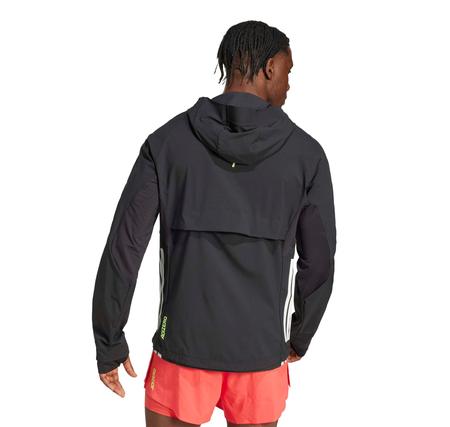 adidas Adızero Jkt M Erkek Yağmurluk-Rüzgarlık Siyah adidas Adızero Jkt M Erkek Yağmurluk-Rüzgarlık Siyah