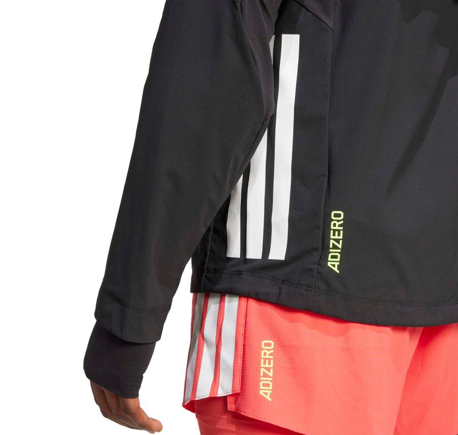 adidas Adızero Jkt M Erkek Yağmurluk-Rüzgarlık Siyah adidas Adızero Jkt M Erkek Yağmurluk-Rüzgarlık Siyah