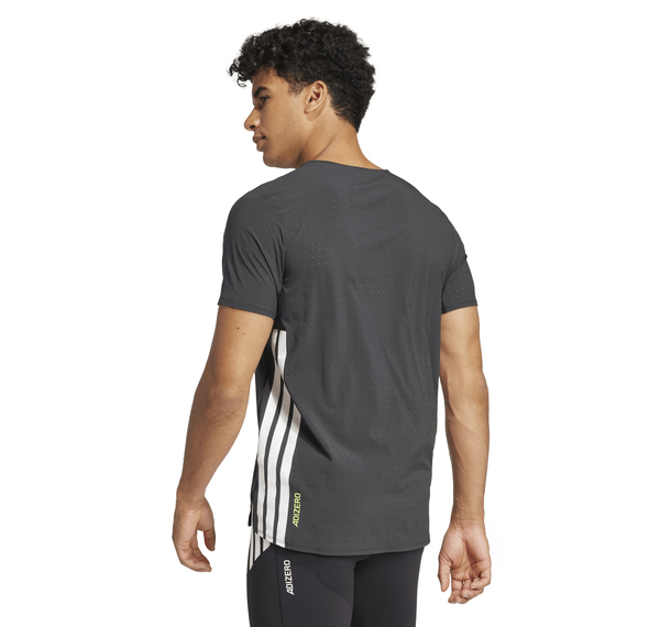 adidas Adızero Tee M Erkek T-Shirt Antrasit adidas Adızero Tee M Erkek T-Shirt Antrasit