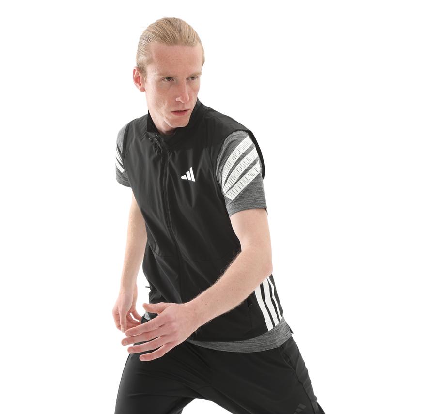 adidas Adızero Vest M Erkek Yelek Siyah adidas Adızero Vest M Erkek Yelek Siyah