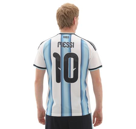 adidas Afa Arjantin 26 Home Messi Erkek Forma Beyaz