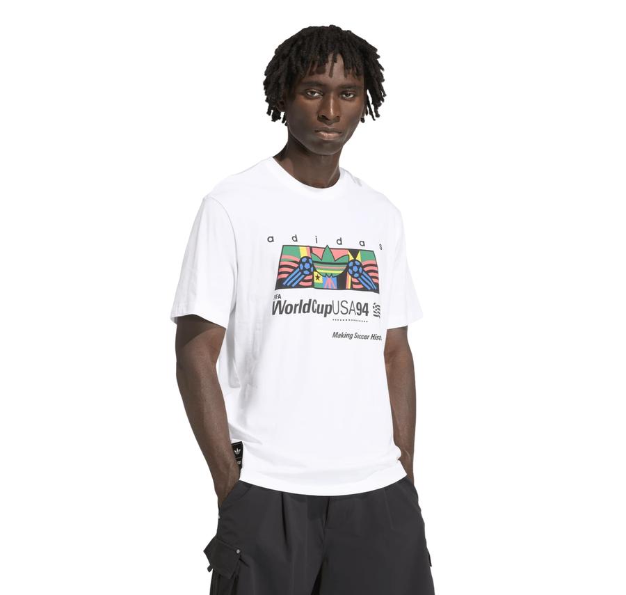 adidas Archive Africa 94 Erkek T-Shirt Beyaz adidas Archive Africa 94 Erkek T-Shirt Beyaz