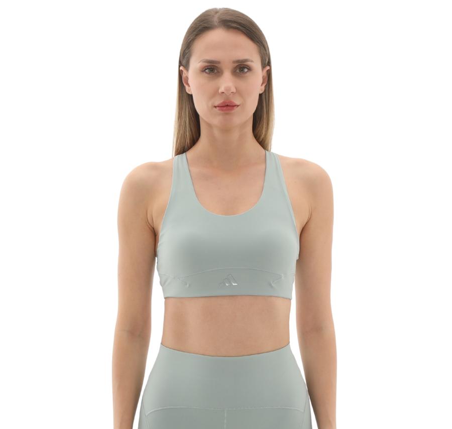adidas All Me Luxe Ms Kadın Büstiyer Yeşil adidas All Me Luxe Ms Kadın Büstiyer Yeşil