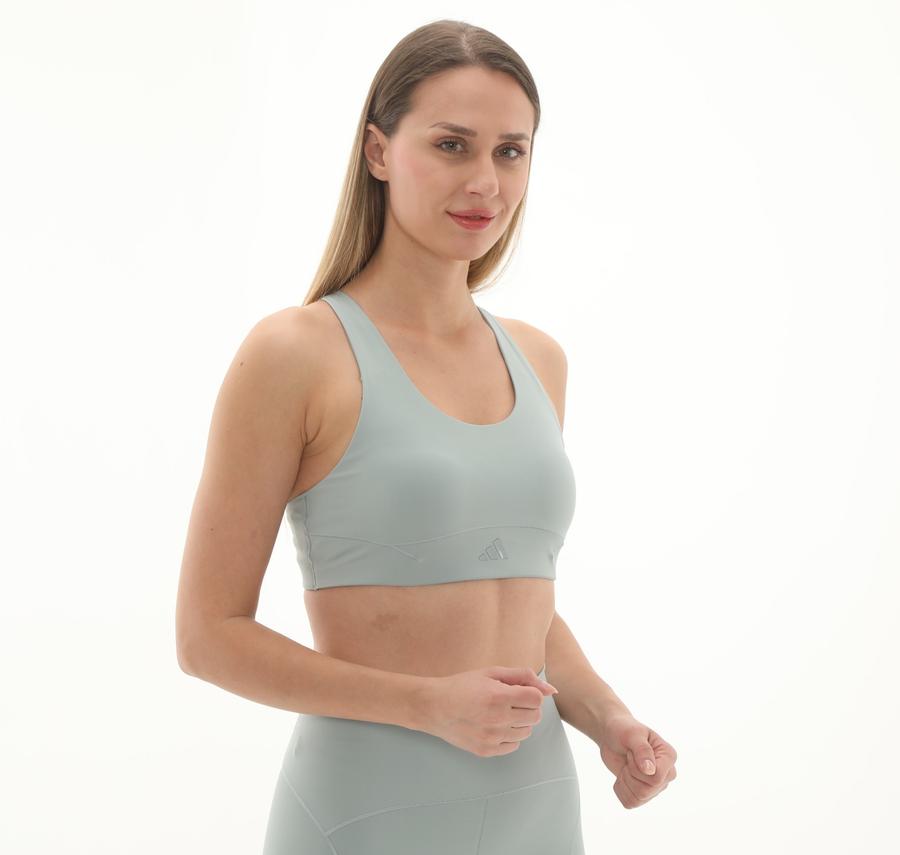 adidas All Me Luxe Ms Kadın Büstiyer Yeşil adidas All Me Luxe Ms Kadın Büstiyer Yeşil