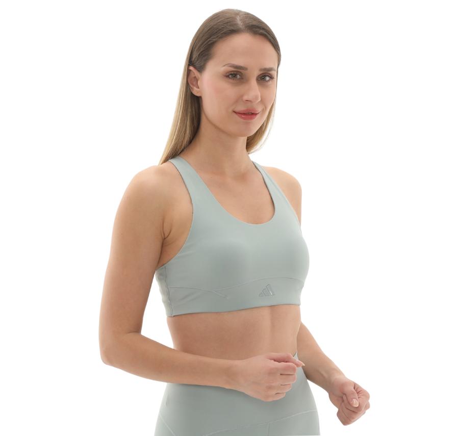 adidas All Me Luxe Ms Kadın Büstiyer Yeşil adidas All Me Luxe Ms Kadın Büstiyer Yeşil