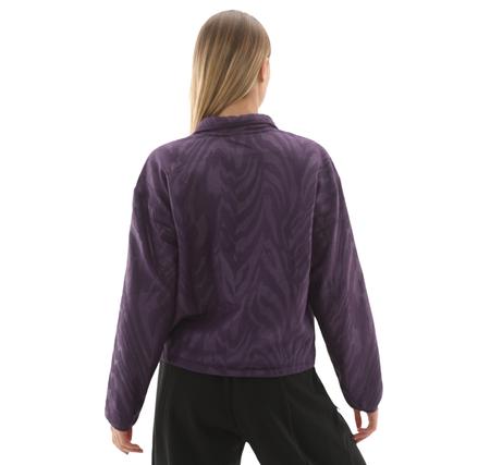 adidas Aop Polarfleece Kadın Sweatshirt Mor adidas Aop Polarfleece Kadın Sweatshirt Mor