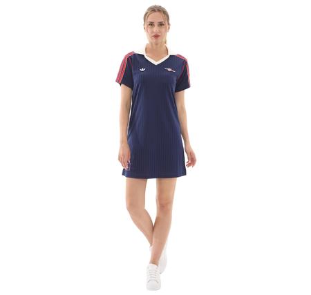 adidas Arsenal Icon Dress Kadın Elbise - Etek Lacivert