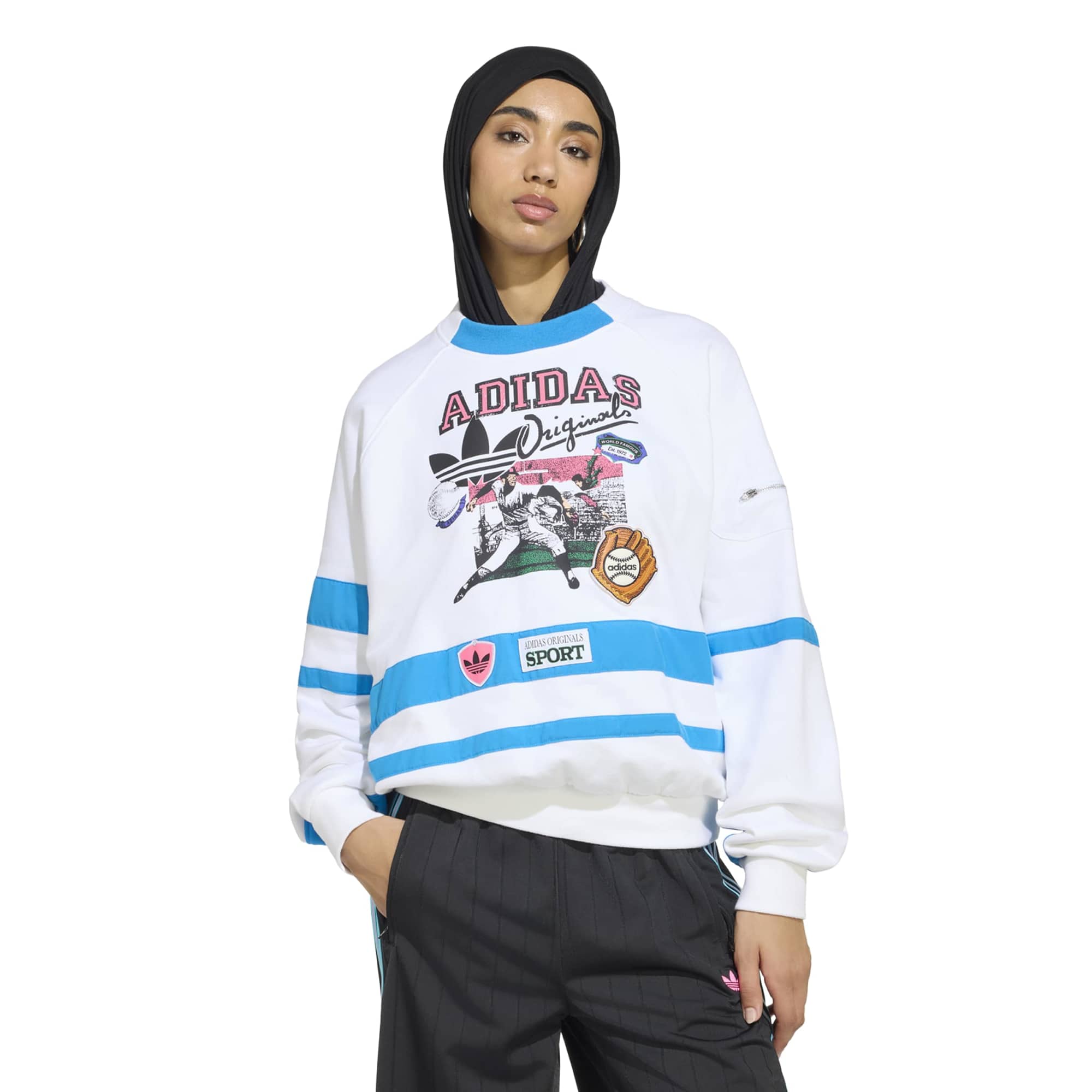 Женский свитшот adidas As Baseball