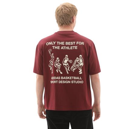 adidas Asd Otb Tee Erkek T-Shirt Bordo adidas Asd Otb Tee Erkek T-Shirt Bordo