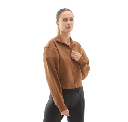 adidas Asmc Knıtted Tt Kadın Ceket Kahve