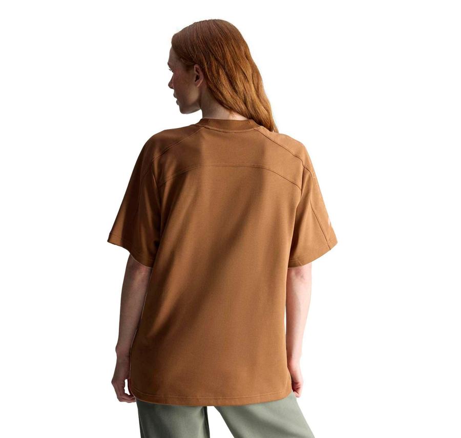 adidas Asmc Logo Tee Kadın T-Shirt Kahve adidas Asmc Logo Tee Kadın T-Shirt Kahve