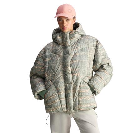 adidas By Stella Mccartney Mid Length Kadın Mont Haki adidas By Stella Mccartney Mid Length Kadın Mont Haki