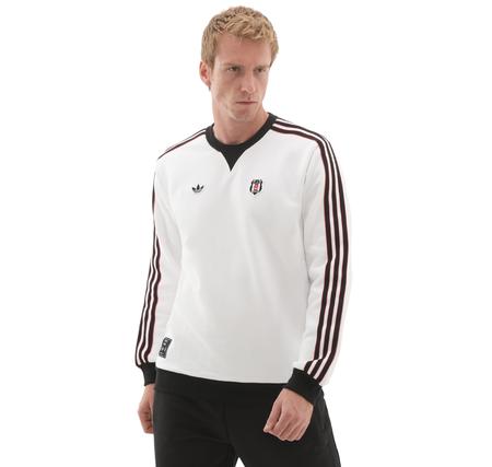 adidas Bjk Beşiktaş Icon Swt Erkek Sweatshirt Beyaz