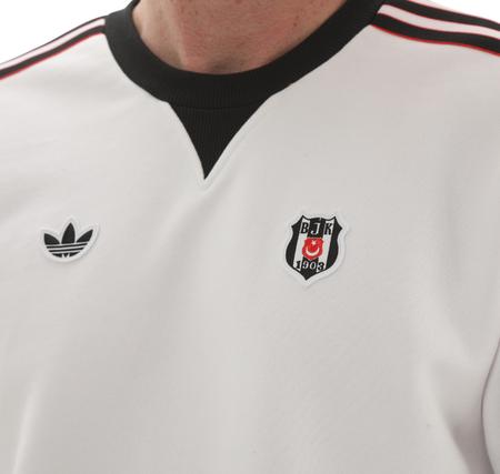 adidas Bjk Beşiktaş Icon Swt Erkek Sweatshirt Beyaz