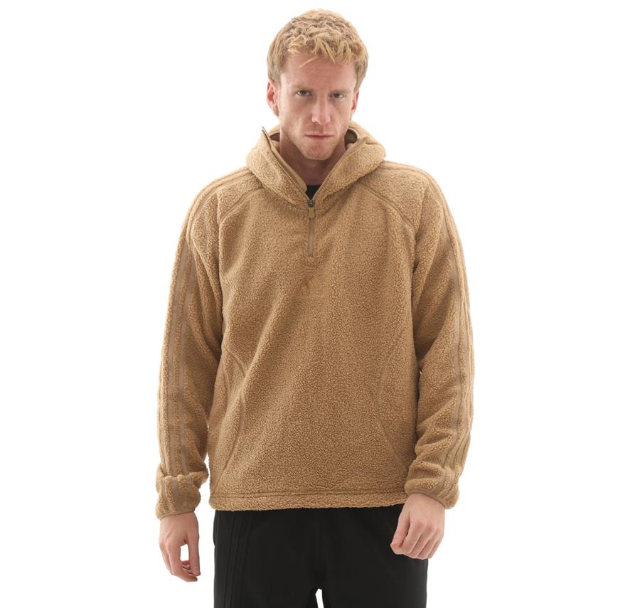adidas Borg Tg Zıp Hd Erkek Sweatshirt Kahve adidas Borg Tg Zıp Hd Erkek Sweatshirt Kahve