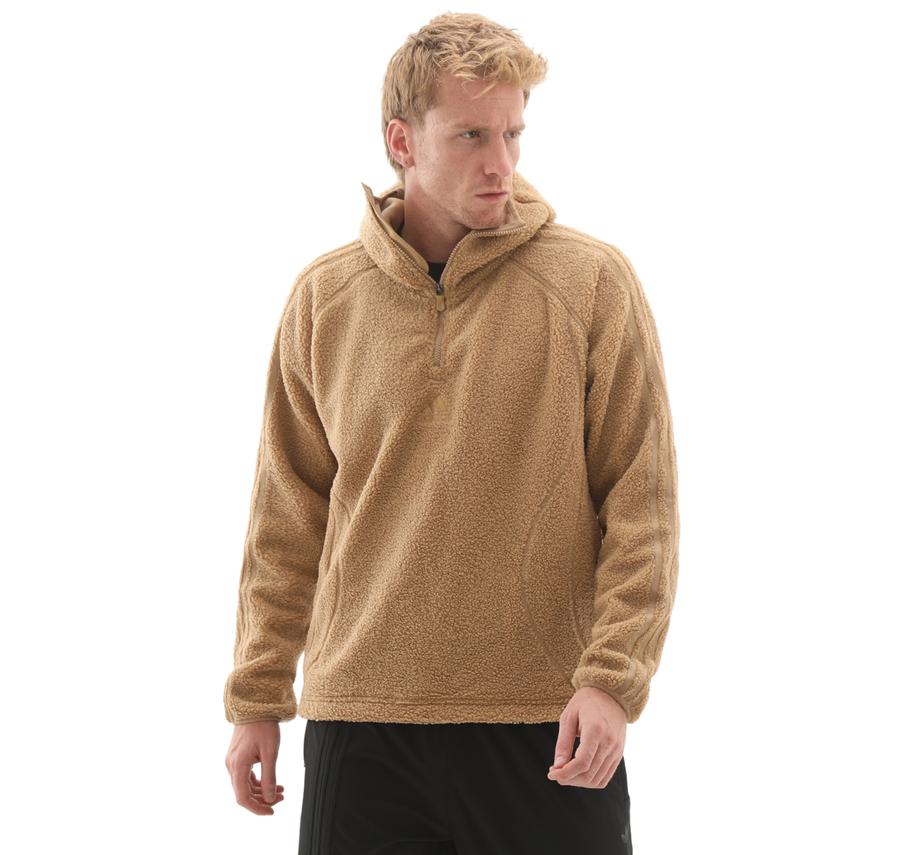 adidas Borg Tg Zıp Hd Erkek Sweatshirt Kahve adidas Borg Tg Zıp Hd Erkek Sweatshirt Kahve