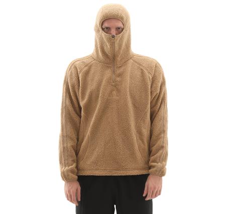 adidas Borg Tg Zıp Hd Erkek Sweatshirt Kahve adidas Borg Tg Zıp Hd Erkek Sweatshirt Kahve