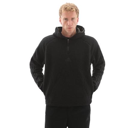 adidas Borg Tg Zıp Hd Erkek Sweatshirt Siyah adidas Borg Tg Zıp Hd Erkek Sweatshirt Siyah