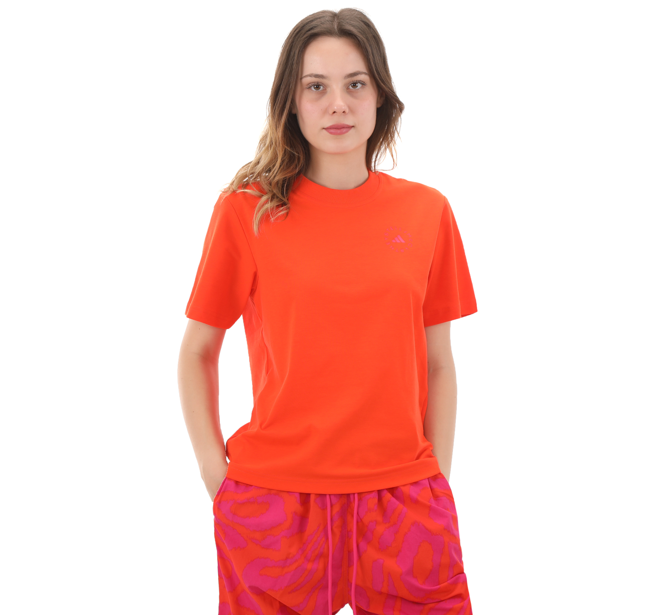 Женская футболка adidas By Stella Mccartney Asmc Regl Tee Turuncu для бега