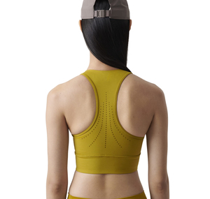 adidas By Stella Mccartney Asmc Training Crop Top Kadın Büstiyer Sarı