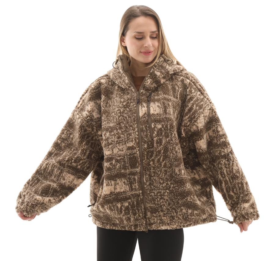 adidas By Stella Mccartney Kadın Mont Kahve adidas By Stella Mccartney Kadın Mont Kahve