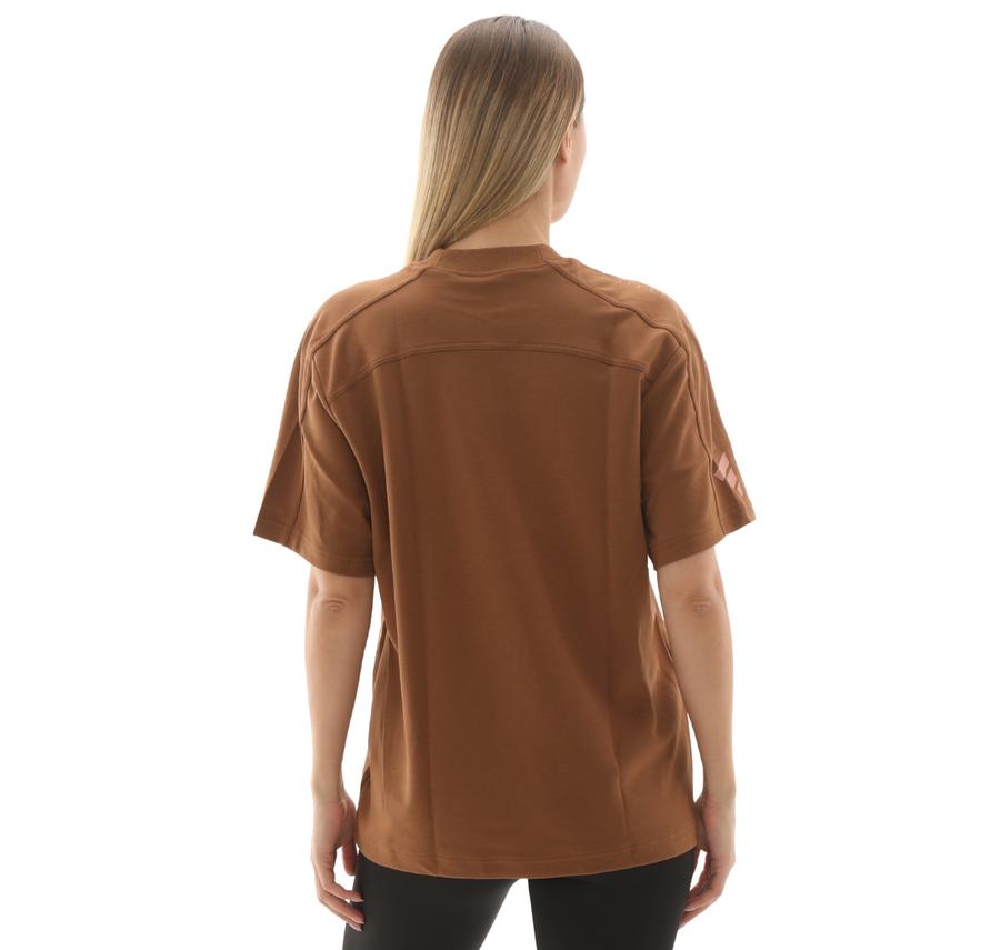 adidas By Stella Mccartney Kadın T-Shirt Kahve adidas By Stella Mccartney Kadın T-Shirt Kahve
