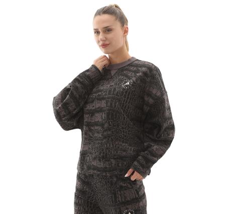 adidas By Stella Mccartney Loose Kadın Sweatshirt Antrasit adidas By Stella Mccartney Loose Kadın Sweatshirt Antrasit