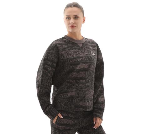 adidas By Stella Mccartney Loose Kadın Sweatshirt Antrasit adidas By Stella Mccartney Loose Kadın Sweatshirt Antrasit