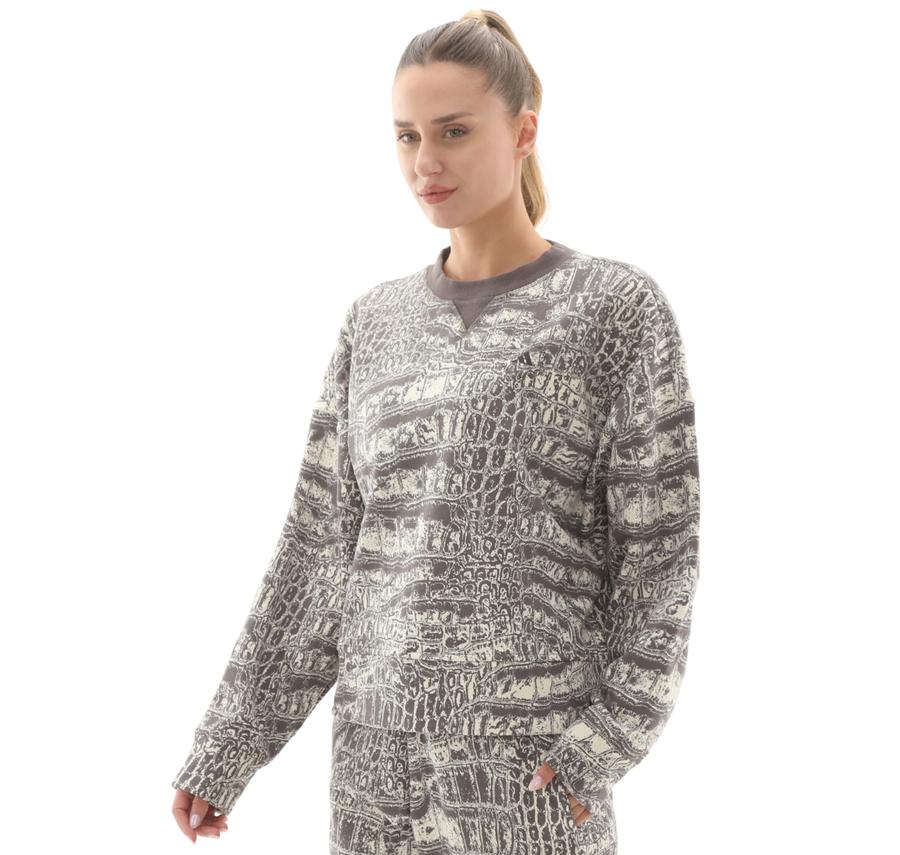 adidas By Stella Mccartney Loose Kadın Sweatshirt Gri adidas By Stella Mccartney Loose Kadın Sweatshirt Gri