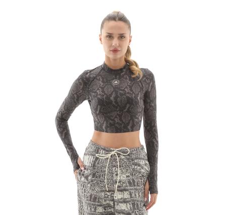 adidas By Stella Mccartney Training Longsleeve Kadın T-Shirt Gri