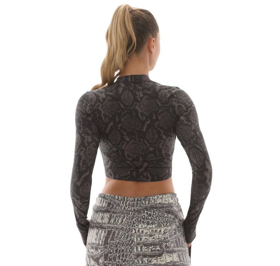 adidas By Stella Mccartney Training Longsleeve Kadın T-Shirt Gri adidas By Stella Mccartney Training Longsleeve Kadın T-Shirt Gri