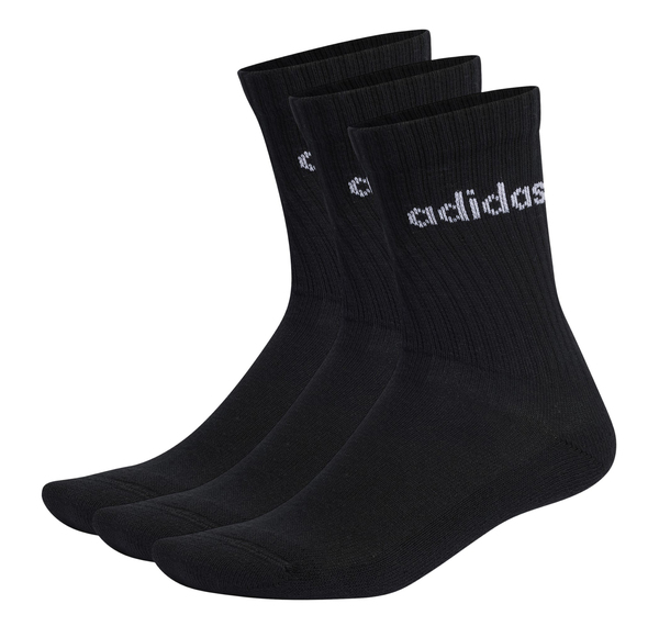 adidas C Lın Crew 3P Çorap Siyah adidas C Lın Crew 3P Çorap Siyah