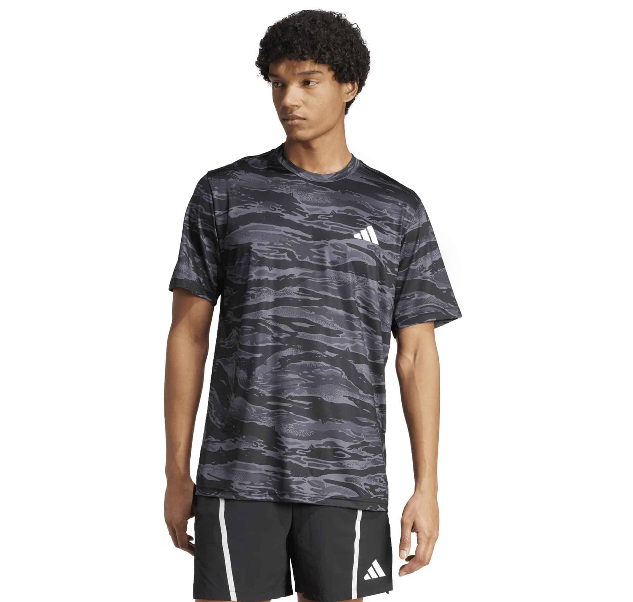 Мужская футболка adidas Camo Aop Tee Antrasit