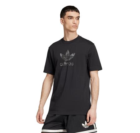 adidas Camo Lıl Trefoı Blac Erkek T-Shirt Siyah