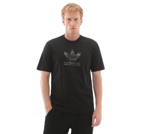 adidas Camo Lıl Trefoı Blac Erkek T-Shirt Siyah