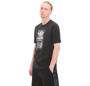 adidas Camo Tongue Tee Erkek T-Shirt Siyah 2