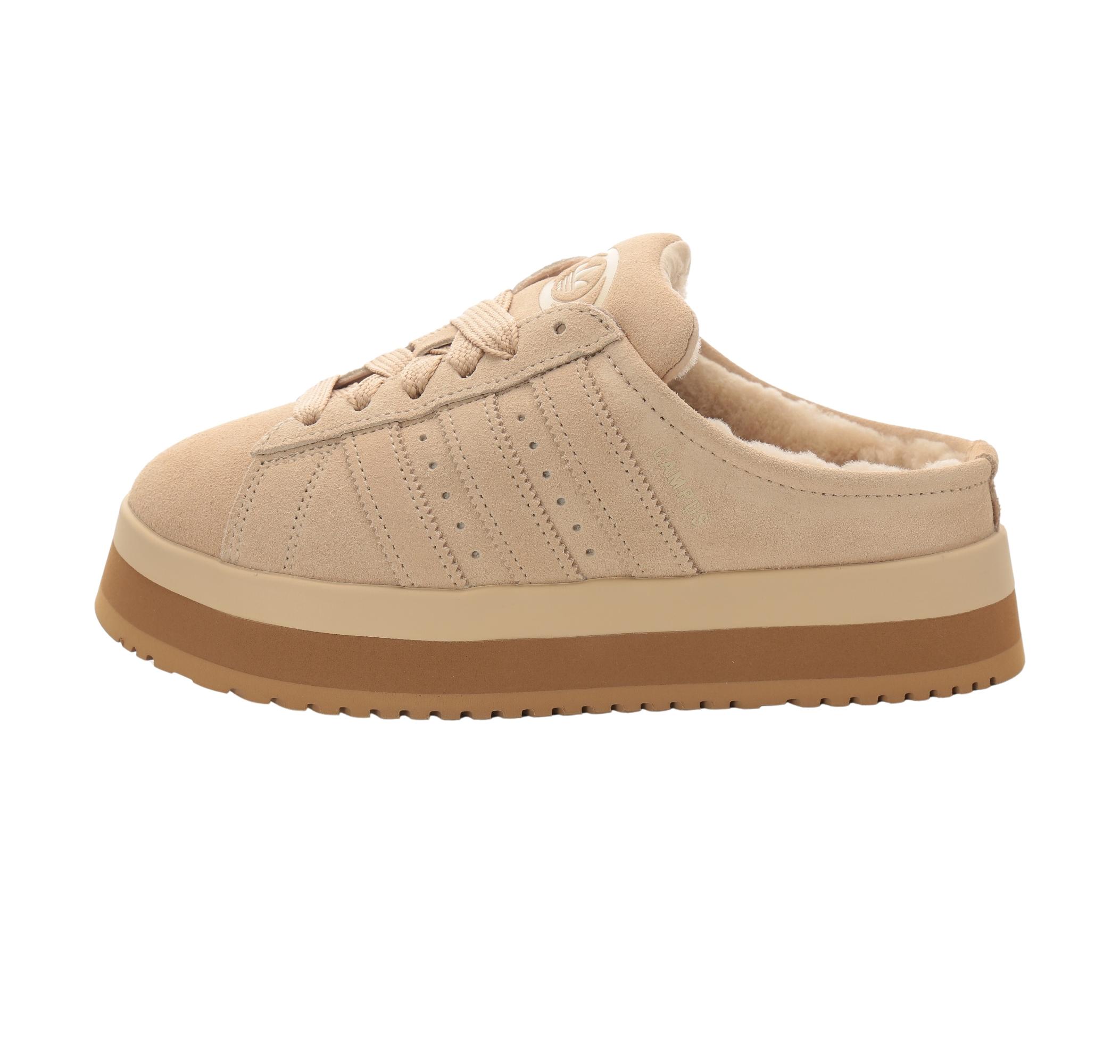 Женские шлепки adidas Campus 00S Wtr Lo W Terlik Krem