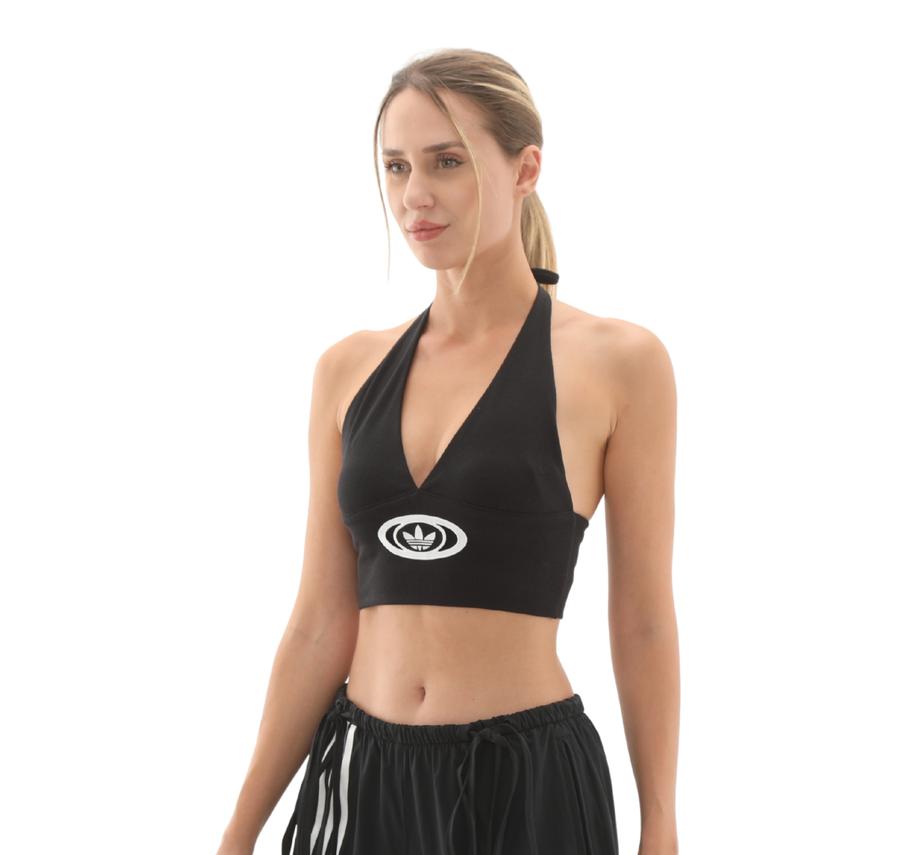 adidas Campus V Top Kadın T-Shirt Siyah adidas Campus V Top Kadın T-Shirt Siyah