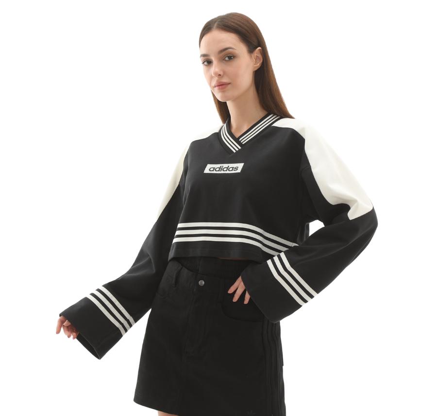 adidas Crew Sweatshırt Kadın Sweatshirt Siyah adidas Crew Sweatshırt Kadın Sweatshirt Siyah