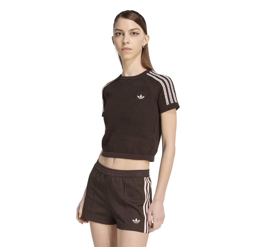 adidas Crochet Tee Kadın T-Shirt adidas Crochet Tee Kadın T-Shirt