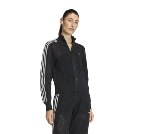 adidas Crochet Tt Kadın Ceket Siyah