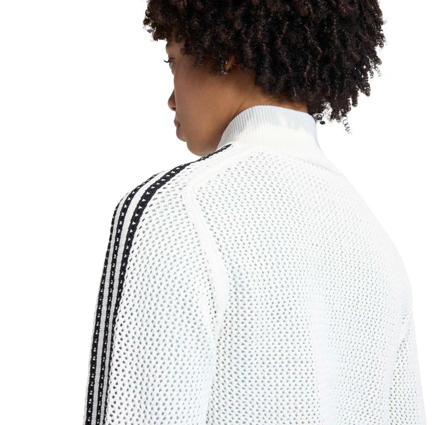 adidas Crochet Tt Kadın Ceket Beyaz adidas Crochet Tt Kadın Ceket Beyaz