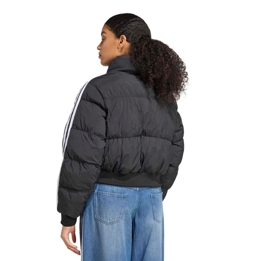 adidas Cropped Puff Kadın Mont Siyah adidas Cropped Puff Kadın Mont Siyah