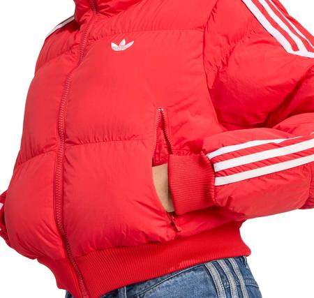 adidas Cropped Puff Kadın Mont Kırmızı